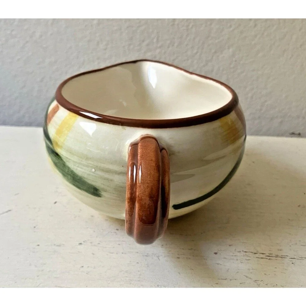 Vintage 1940s/1950s Vernon Kilns Vernoware Homespun Plaid Sauce or Gravy Boat